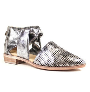 Metallic Side Cut Out Booties
